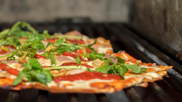 Grilled Pizza, Pizza on Grill, BBQ Pizza, Summer Grilling 