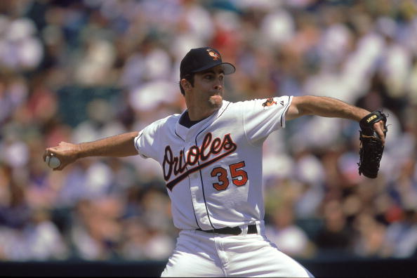 1992 All Star Mike Mussina (RHP) Credit: Greg Fiume/Allsport