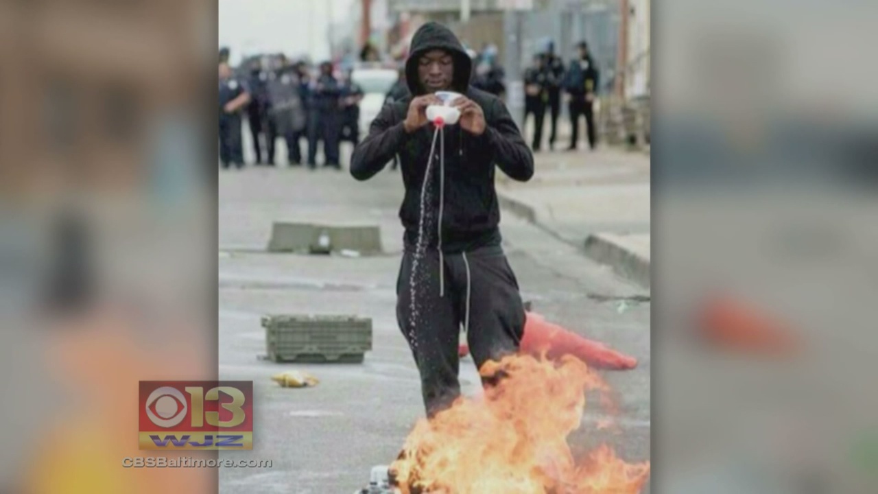 The ATF released a version of this photo of Donta Betts taken during the April 27 riots. 