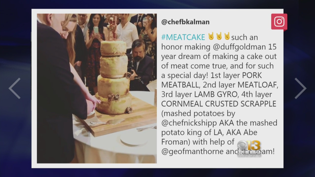 Baltimore Baker Duff Goldman Gets Married, Has Meat Cake