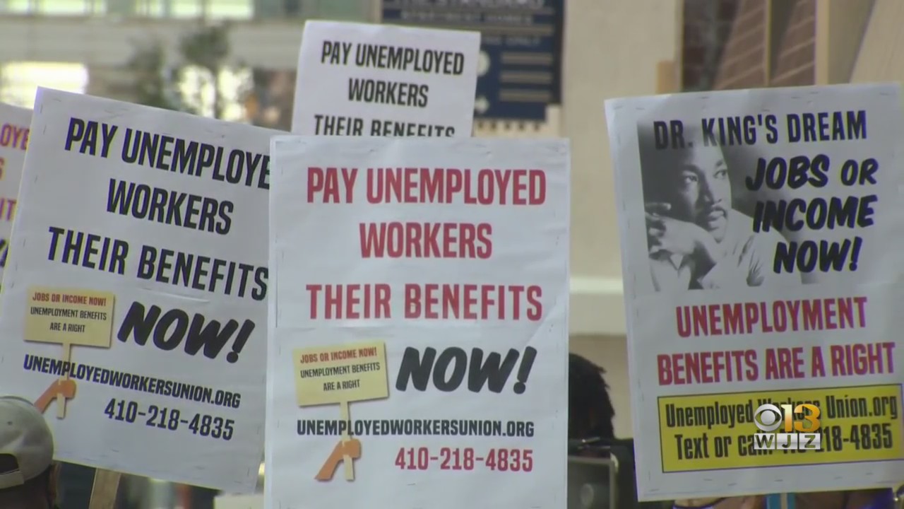 Unemployment Workers Union Hold Rally Thursday Night In Baltimore Over Flagged Claims, Unavailability