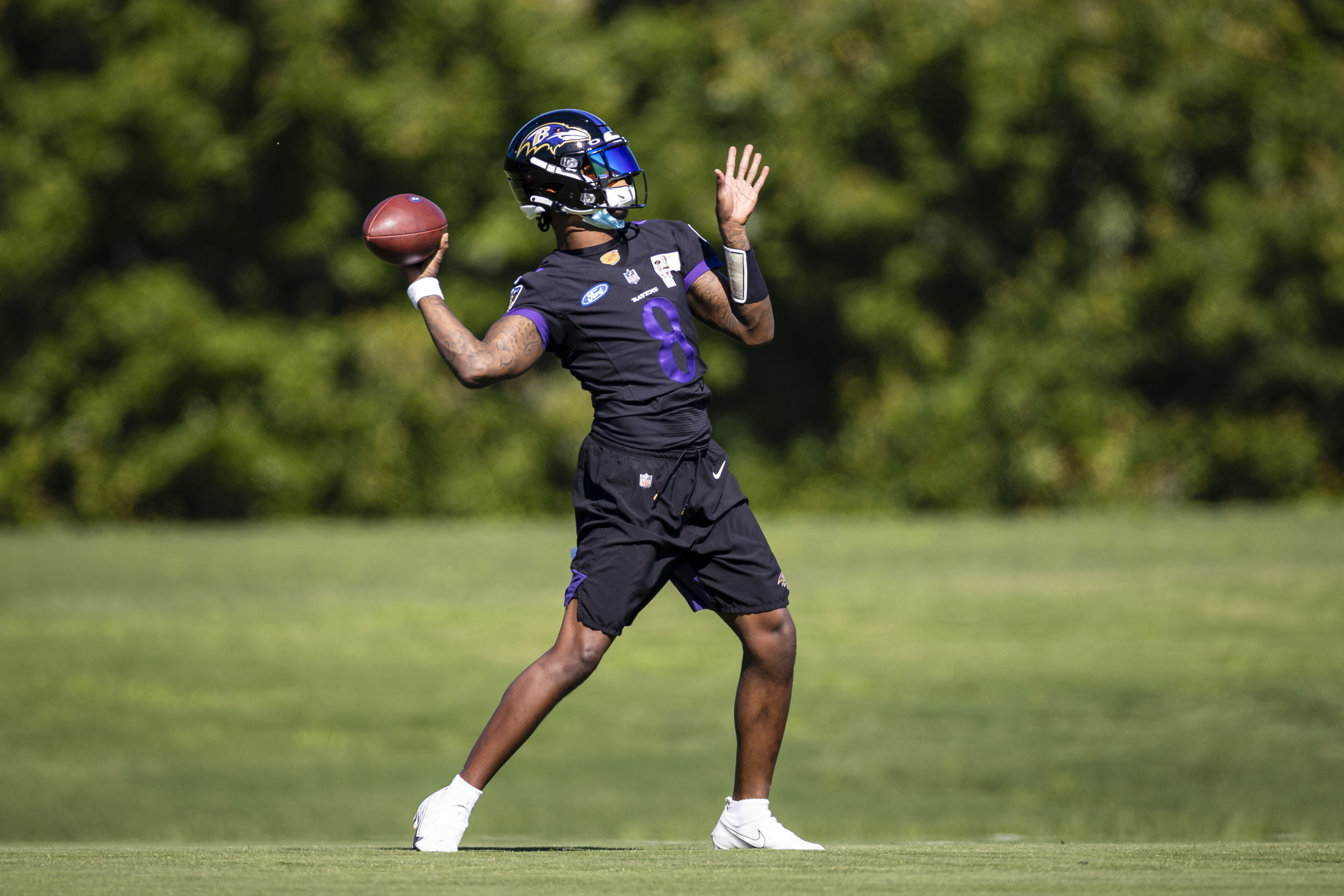 Lamar Jackson Tests Positive For COVID-19, Misses First Day Of Ravens Training Camp