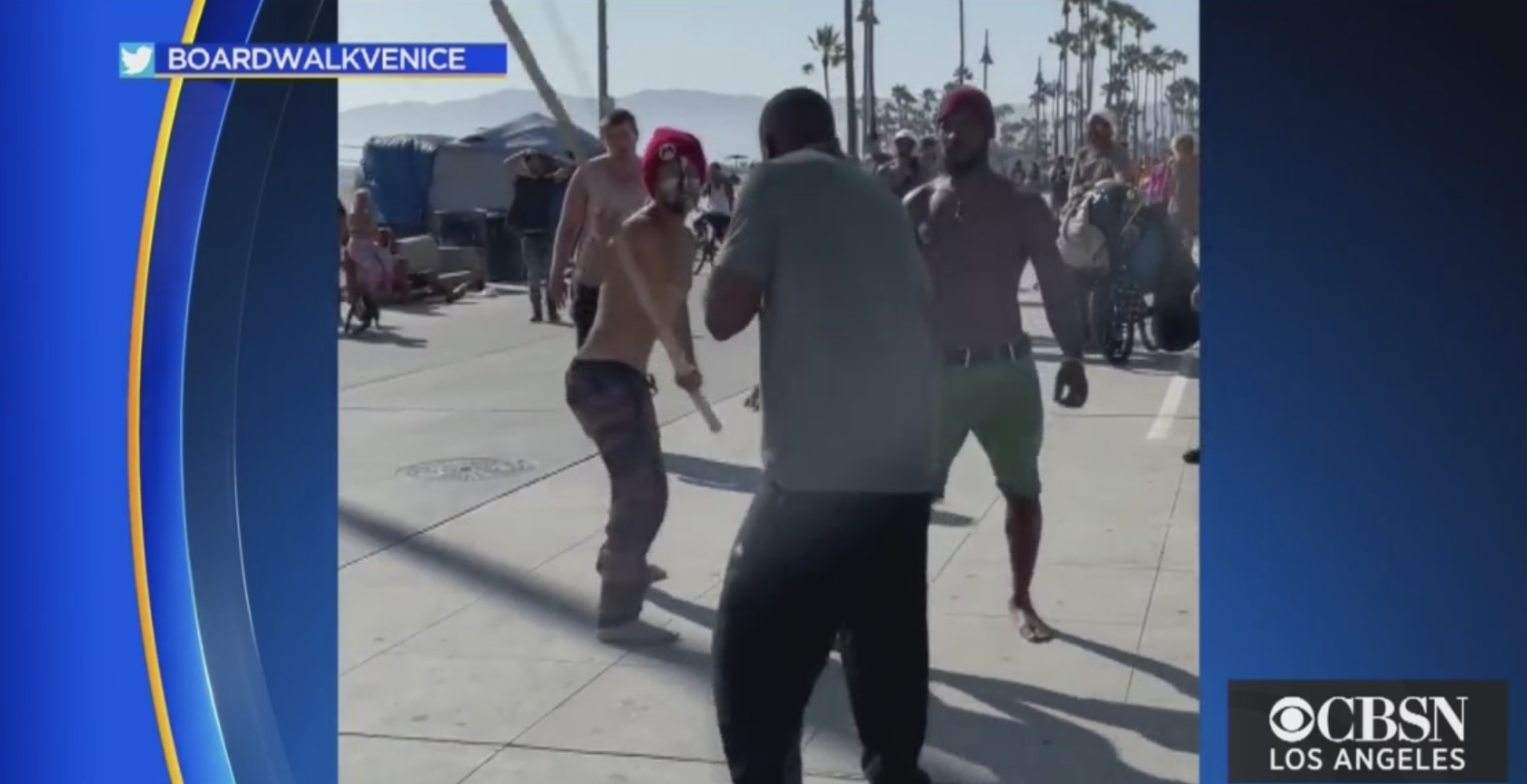 Caught On Video: Brawl On Venice Beach Boardwalk